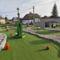 golfová dráha s váhami